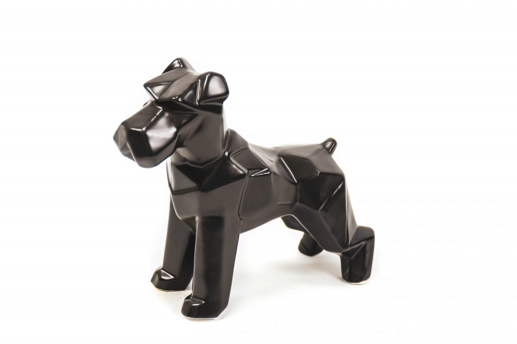 Hond Geometrisch Zwart