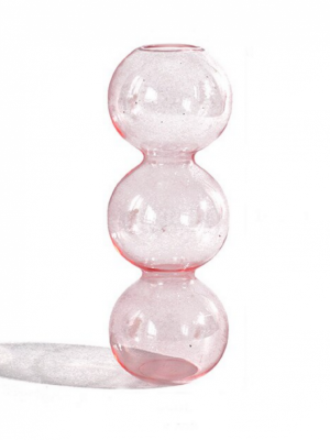 Bubble Vaas Roze M
